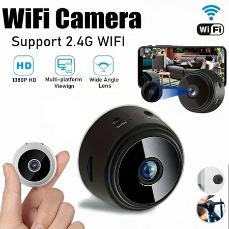 A9 Mini Câmera Sem Fio, WiFi, 1080P HD, Vigilância Por Vídeo, Gravador De Segurança, Novo
